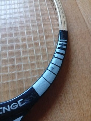 Raqueta Tenis Vintage Rossignol Challenge Madera