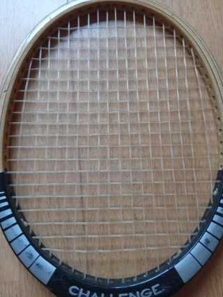 Raqueta Tenis Vintage Rossignol Challenge Madera
