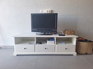 Mueble TV blanco ikea liatorp