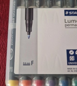 Set 3 pacchi pennarelli Staedtler Lumocolor