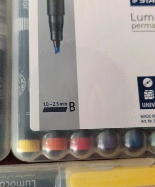 Set 3 pacchi pennarelli Staedtler Lumocolor