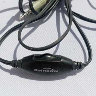 Auriculares Rainbow Negros con Micrófono