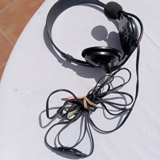 Auriculares Rainbow Negros con Micrófono