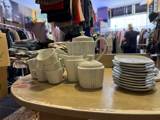 Juego de tazas de porcelana