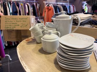 Juego de tazas de porcelana