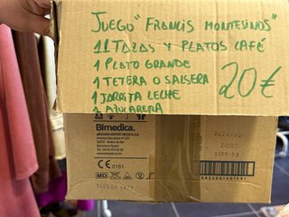 Juego de tazas de porcelana