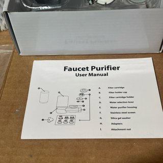 Filtro Purificatore Acqua Rubinetto universale
