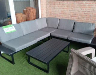 Sofá Rinconera y Mesa Terraza Jardín Nuevo