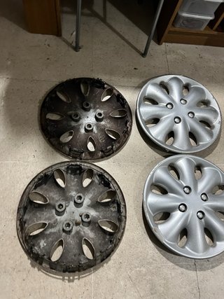 5 Tapacubos Citroën 15 Originales