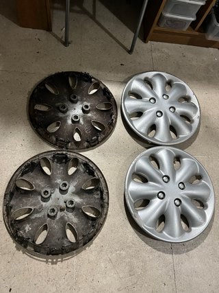 5 Tapacubos Citroën 15 Originales