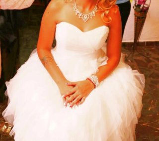Vestido de Novia Blanco + Regalo Veló