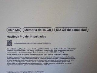 MacBook Pro 14 M4 16GB/512GB
