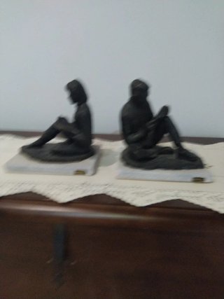Coppia di fermalibri da lettura
