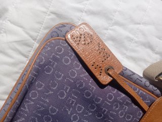 Bolso Adolfo Dominguez Marrón y Azul