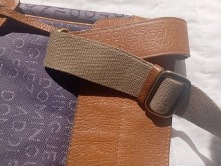 Bolso Adolfo Dominguez Marrón y Azul