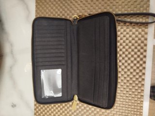 Cartera Michael Kors Negra Logo MK