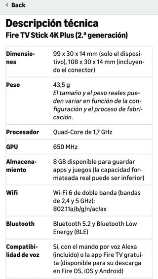 Amazon Fire TV Stick 4K 8GB WiFi 6