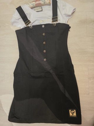 Conjunto Gucci Blanco y Negro Talla M