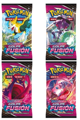 Sobres Pokémon Espada y Escudo Fusión.