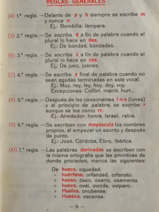 LIBRO ANTIGUO BREVE ORTOGRAFÍA ESCOLAR AÑO 1974