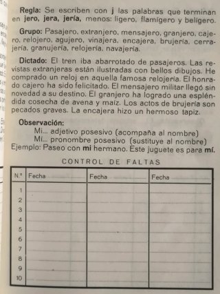 LIBRO ANTIGUO BREVE ORTOGRAFÍA ESCOLAR AÑO 1974