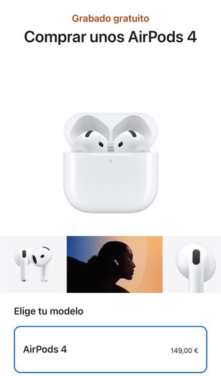 Airpods 4 Nuevos Blancos