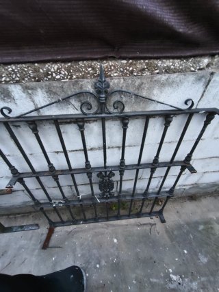 Reja de hierro forjado.1, 20ancho x 1,18 alto