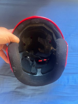Casco rojo Quechua patinete/bicicleta