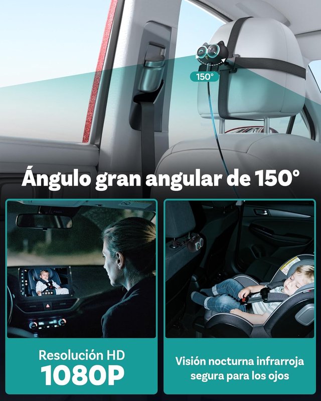 Cámara Seguridad Bebé Coche