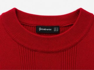 Jersey Stradivarius Rojo Talla XS
