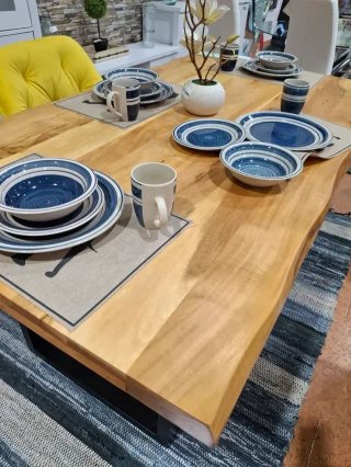 Mesa Comedor Madera Maciza 160cm