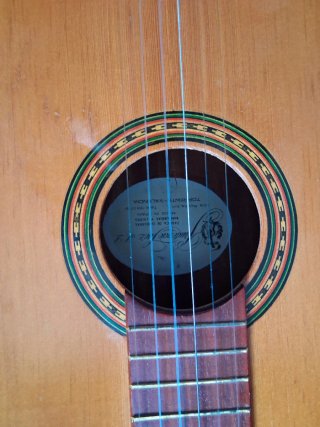 Guitarra Clásica Madera Natural