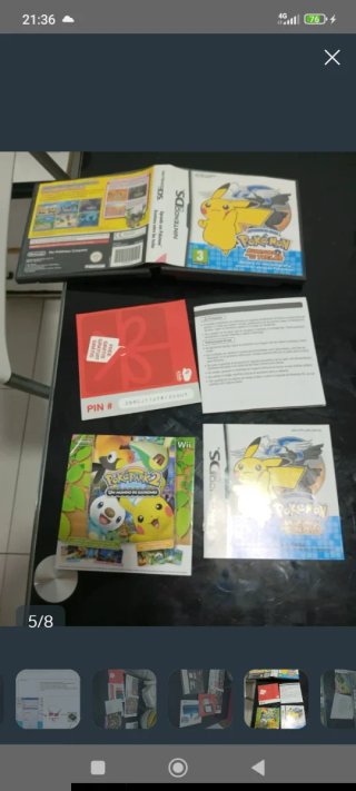 Cajas y folletos Nintendo 3DS,ds