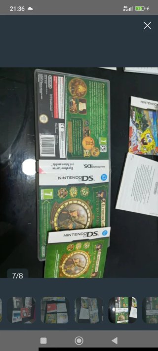Cajas y folletos Nintendo 3DS,ds