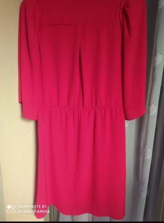 Vestido Mango Rojo Talla S