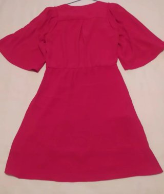 Vestido Mango Rojo Talla S
