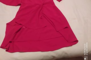 Vestido Mango Rojo Talla S
