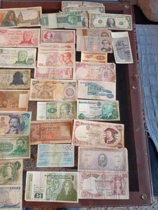 Colección 90Billetes Antiguos del Mundo