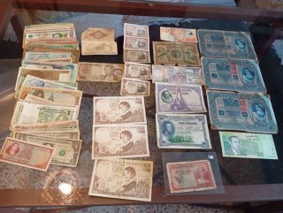 Colección 90Billetes Antiguos del Mundo