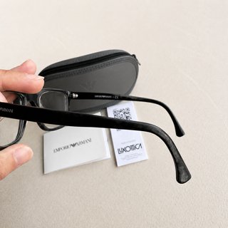 Occhiali da vista Emporio Armani neri