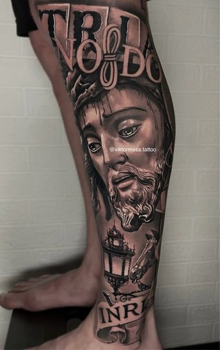 TATTOO CRISTO TRES CAIDAS
