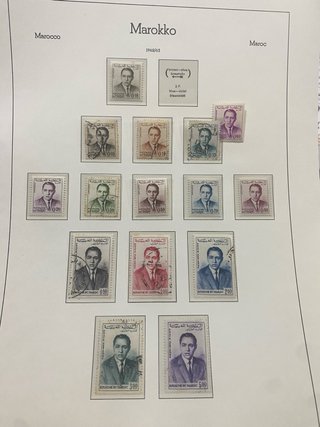 Sellos Marruecos 1956 a 1963