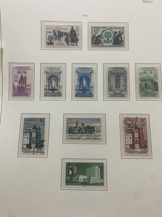 Sellos Marruecos 1956 a 1963