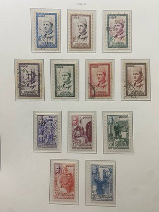 Sellos Marruecos 1956 a 1963
