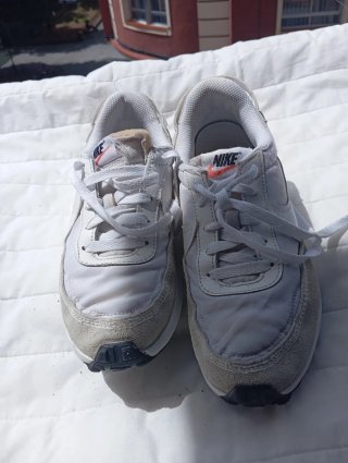 Zapatillas Nike Beige y Blancas