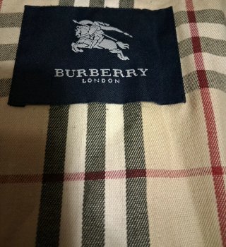 Chaqueta Burberry Talla 40 marrón chocolate