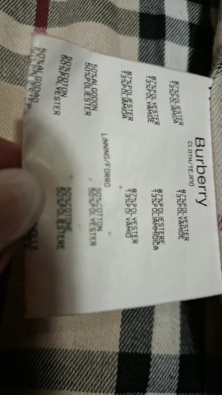 Chaqueta Burberry Talla 40 marrón chocolate