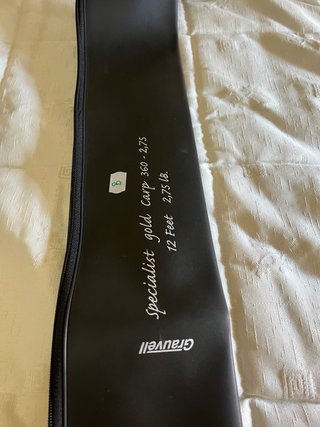 2 Cañas de Pescar con Fundas Negras