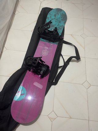 Tabla Snow Gala con funda.