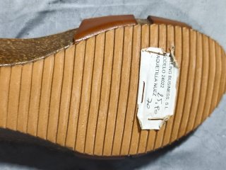 Sandalias Hee Shoes Marrón y Verde